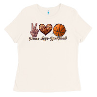 Bone peace love basketball Ladies Tee - JahusDesignShop