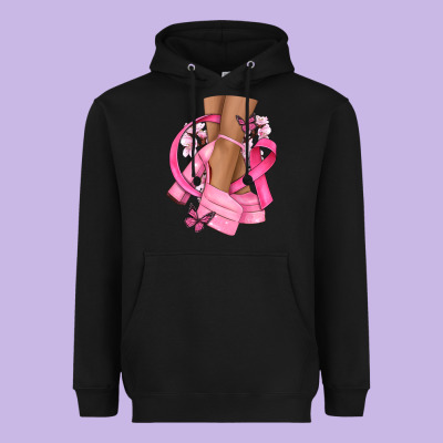 Breast Cancer Diva Heavyweight Hoodie Designed By Nancycooperartshop