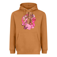 Meerkat breast cancer diva Heavyweight Hoodie - NancyCooperArtShop