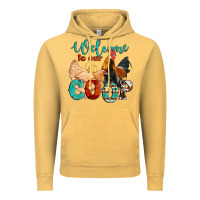 Vintage Mustard welcome to our coop Vintage Hoodie - Artiststas