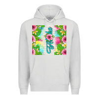 Dove Grey aloha summer Premium Hoodie - TumblerDesignByShophia
