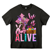 Asphalt he is alive easter Heavy Core Tee - Neo Western