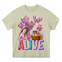 Mossy he is alive easter Heavy Core Tee - Neo Western
