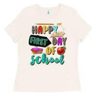 Happy First Day Of School Ladies Tee | Teevron