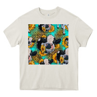 Cream holstein cow seamless pattern Heavy Core Tee - HRA Design Shop
