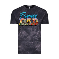 Cloud Black Western Farmer Dad Vintage Tee - LillyAllenDesigns