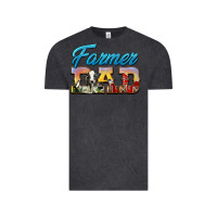 Vintage Black Western Farmer Dad Vintage Tee - LillyAllenDesigns