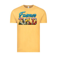 Vintage Mustard Western Farmer Dad Vintage Tee - LillyAllenDesigns