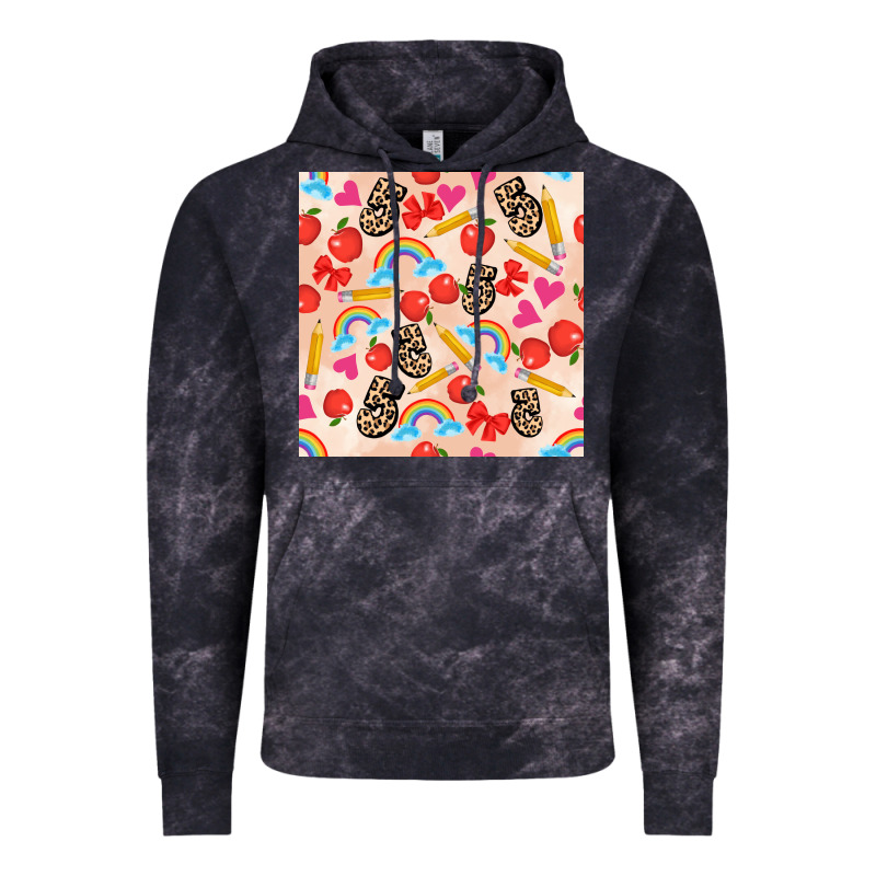 Back To School Seamless Pattern 5 (3600x3600) Vintage Hoodie by AdoDesignShop | Teevron