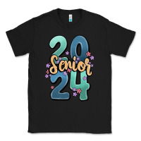 Black senior 2024 Classic Tee - MaliasSmallBusiness