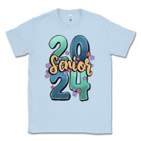 Dusty Blue senior 2024 Classic Tee - MaliasSmallBusiness
