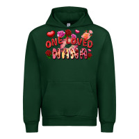 Forest Green One loved nana Valentine's Day Urban Hoodie - FaDigitalArtStudio