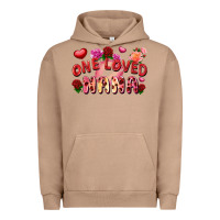 Pigment Burro One loved nana Valentine's Day Urban Hoodie - FaDigitalArtStudio