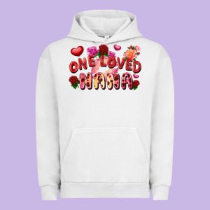 One Loved Nana Valentine's Day Urban Hoodie Designed By Fadigitalartstudio