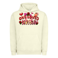 Pigment Pistachio One loved nana Valentine's Day Urban Hoodie - FaDigitalArtStudio