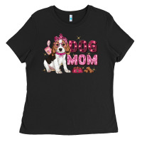 Black dog mom Ladies Tee - Zillion Design Studio