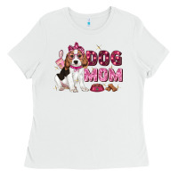 White dog mom Ladies Tee - Zillion Design Studio