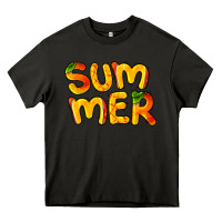 Asphalt summer mango Heavy Core Tee - BarkalooDesign