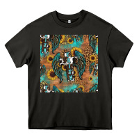 Asphalt faith cross seamless pattern Heavy Core Tee - HRA Design Shop