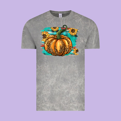 Pumpkin Western Vintage Tee Designed By Barkaloodesign