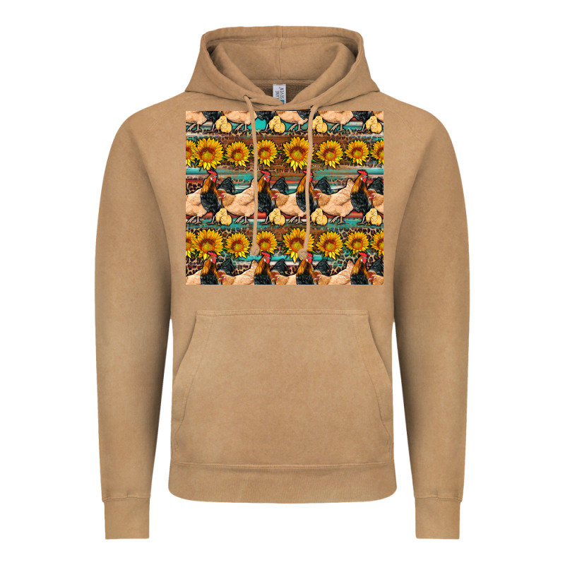 Seamless Poultry Farm Sunflowers Chicken Coop Tumbler Vintage Hoodie by Artiststas | Teevron