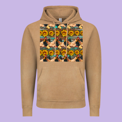 Seamless Poultry Farm Sunflowers Chicken Coop Tumbler Vintage Hoodie Designed By Artiststas
