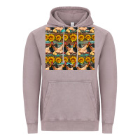 Vintage Zinc seamless poultry farm sunflowers chicken coop tumbler Vintage Hoodie - Artiststas