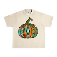 Sandshell western cowhide turquoise pumpkin Urban Heavy Tee - Jasminsmagicworld