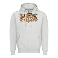 Dove Grey Sweather Weather Zipper Hoodie - LillyAllenDesigns