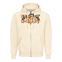 Sandshell Sweather Weather Zipper Hoodie - LillyAllenDesigns