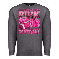 Charcoal Heather In October We Wear Pink Watch Football Premium Sweatshirt - texasbilliewilder