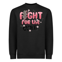 Black fight for the cure Heavyweight Sweatshirt - MaliasSmallBusiness