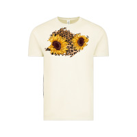 Vintage Arctic sunflower leopard patch Vintage Tee - AdoDesignShop