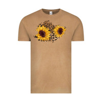 Vintage Camel sunflower leopard patch Vintage Tee - AdoDesignShop