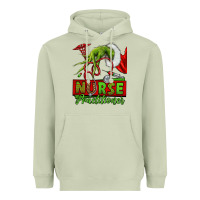 Matcha Christmas Character Nurse Heavyweight Hoodie - NancyCooperArtShop
