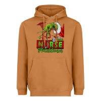 Meerkat Christmas Character Nurse Heavyweight Hoodie - NancyCooperArtShop