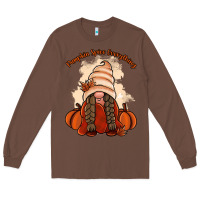 Chestnut Pumpkin spice every thing Long Sleeve Tee - NancyCooperArtShop