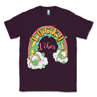 Plum lucky vibes Classic Tee - MaliasSmallBusiness