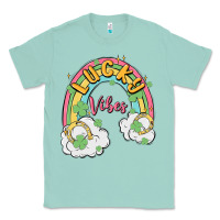 Seafoam lucky vibes Classic Tee - MaliasSmallBusiness