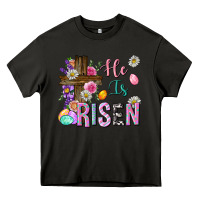 Asphalt he is risen easter Heavy Core Tee - Neo Western