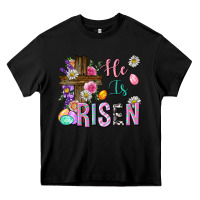 Black he is risen easter Heavy Core Tee - Neo Western