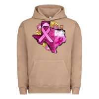 Pigment Burro Texas Cancer Awareness map Urban Hoodie - FaDigitalArtStudio