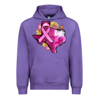Tulip Texas Cancer Awareness map Urban Hoodie - FaDigitalArtStudio