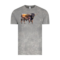 Texas Longhorn Bull Vintage Tee | Teevron