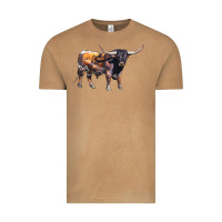Vintage Camel Texas Longhorn Bull Vintage Tee - LillyAllenDesigns