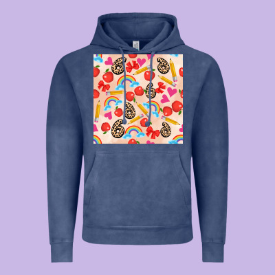 Back To School Seamless Pattern 6 (3600x3600) Vintage Hoodie Designed By Adodesignshop