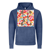 Vintage Denim back to school seamless pattern 6 (3600x3600) Vintage Hoodie - AdoDesignShop