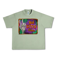 Oil Green bad witch vibes Urban Heavy Tee - Jasminsmagicworld
