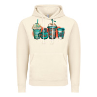 Vintage Artic turquoise junkie coffee cups Vintage Hoodie - Jasminsmagicworld
