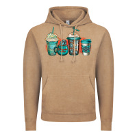 Vintage Coffee turquoise junkie coffee cups Vintage Hoodie - Jasminsmagicworld